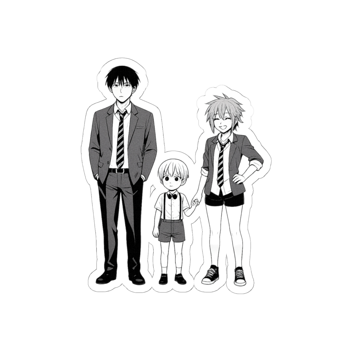 Tomo-chan Is a Girl Kubota and Tomo Cute Anime Sticker | Vinyl Decal - Official Stickers merchandise