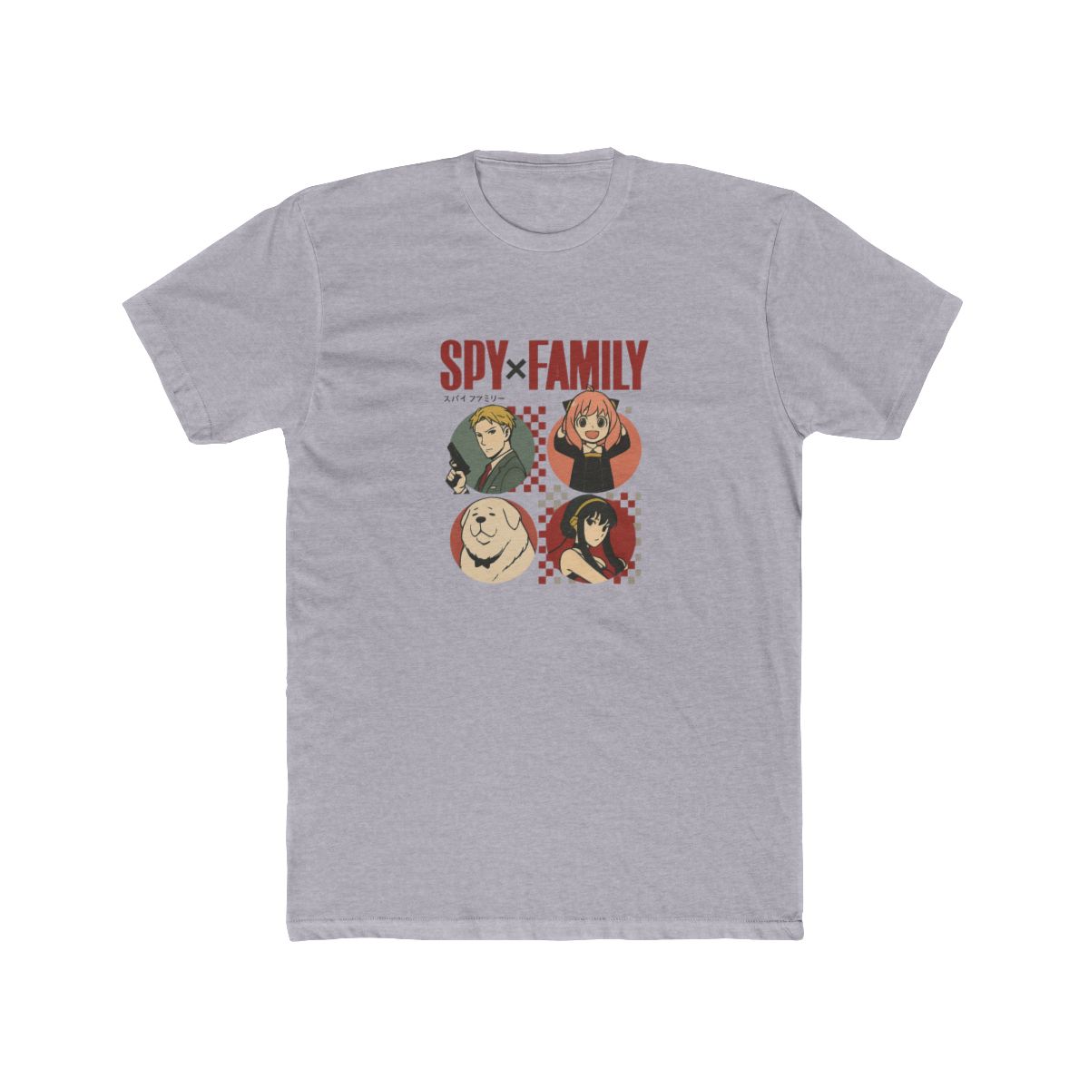 Spy x Family Forger Family Pixel Grid T-Shirt - alternate angle 4, merchandise