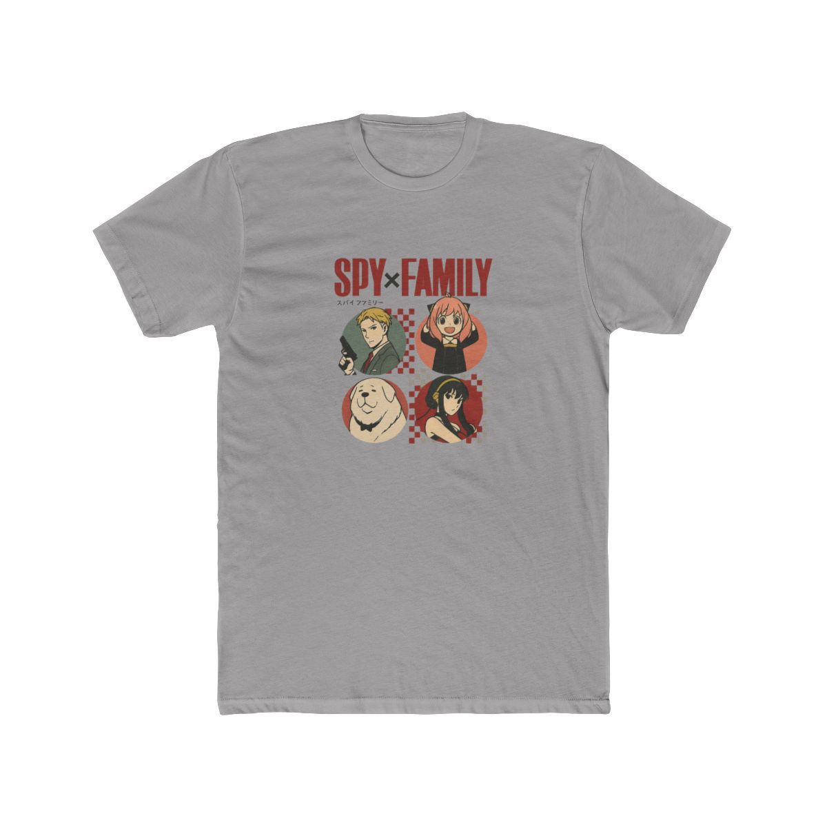 Spy x Family Forger Family Pixel Grid T-Shirt - Official T-Shirts merchandise