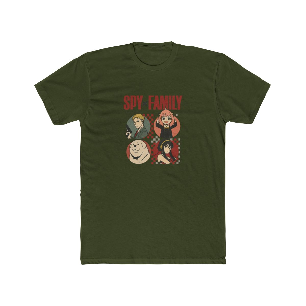 Spy x Family Forger Family Pixel Grid T-Shirt - alternate angle 5, merchandise