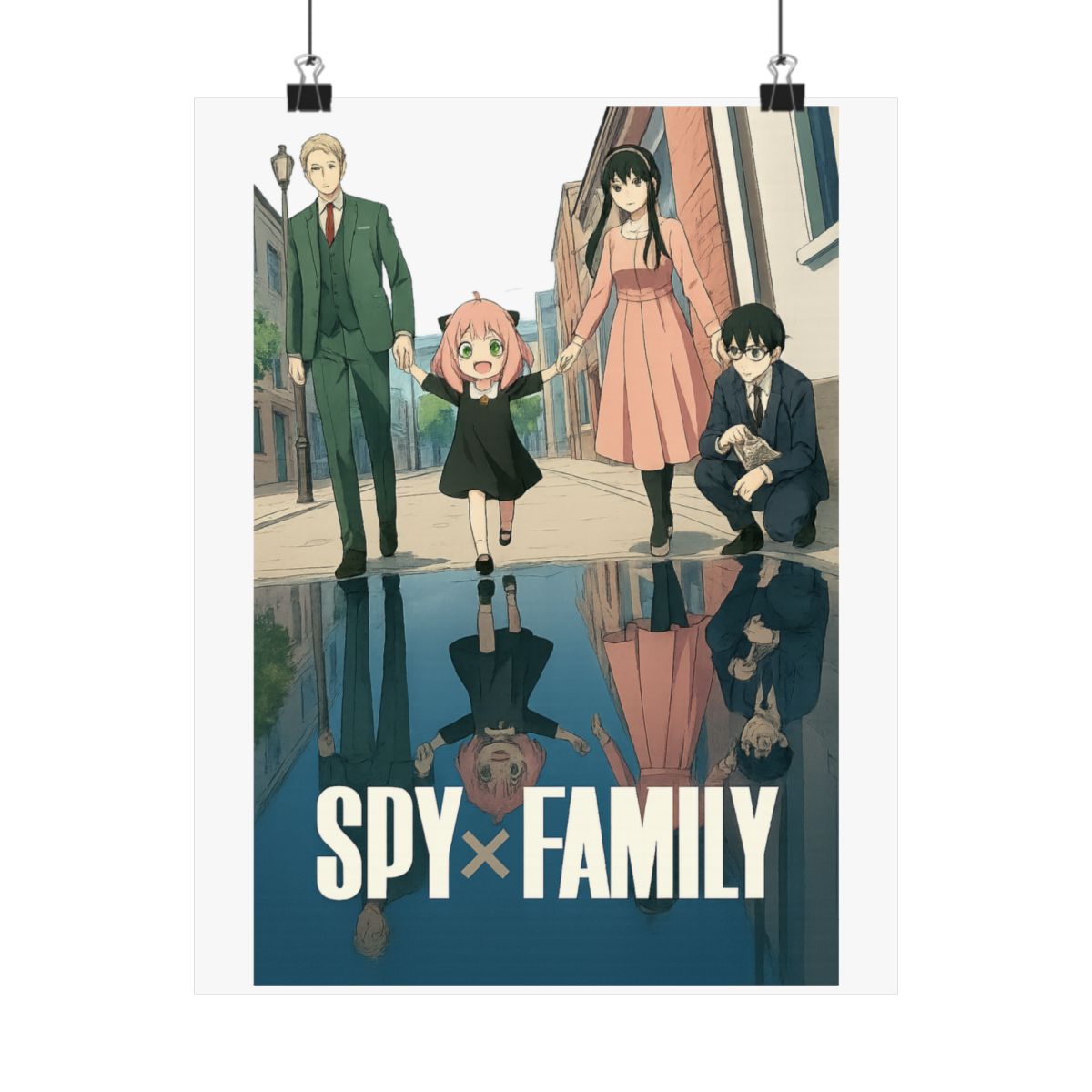 Spy x Family Key Art Poster | Minimalist Anime Wall Print - alternate angle 3, merchandise