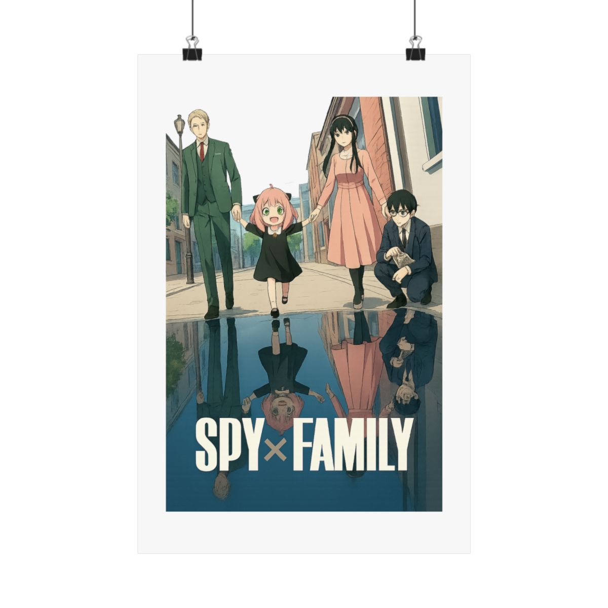 Spy x Family Key Art Poster | Minimalist Anime Wall Print - alternate angle 4, merchandise