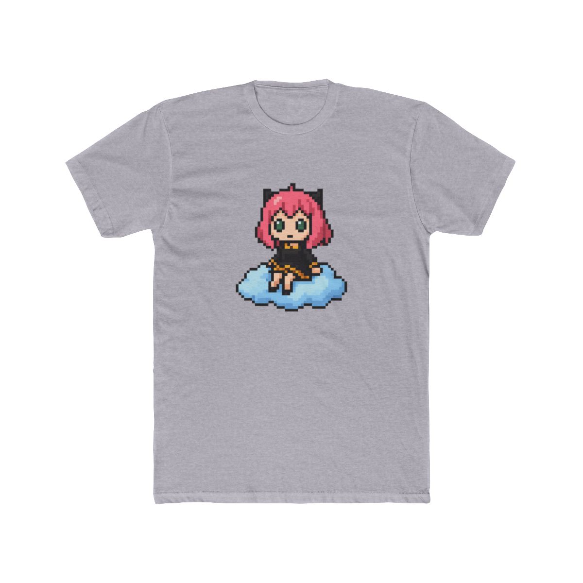 Spy x Family Pixel Anya Forget Minimalist T-Shirt - alternate angle 2, merchandise