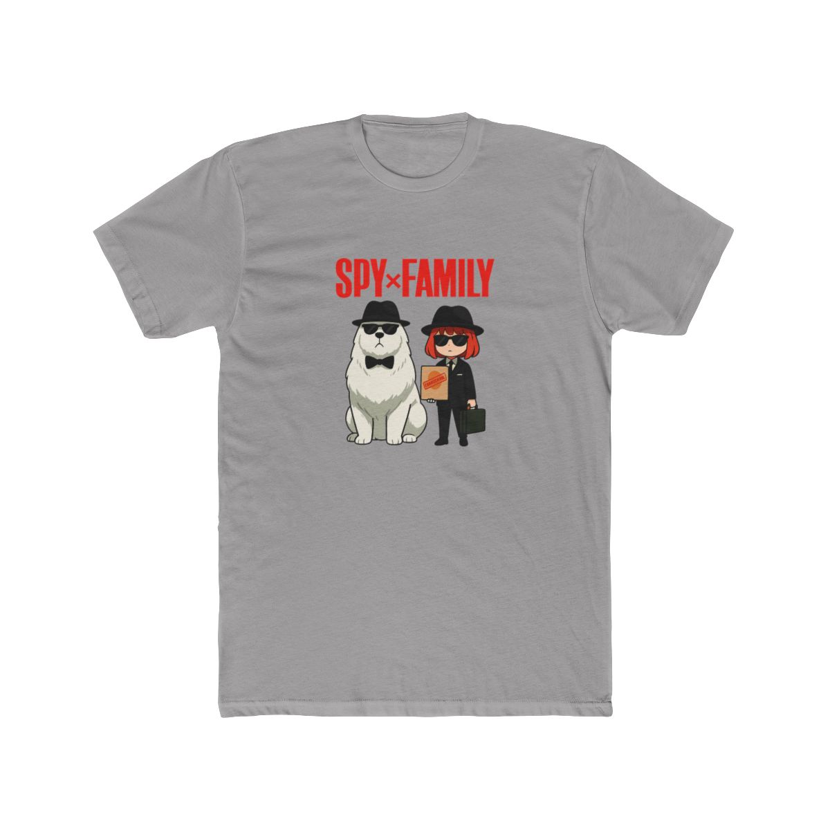 Funny Dog And Girl Anime Kawaii T-Shirt - alternate angle 2, merchandise