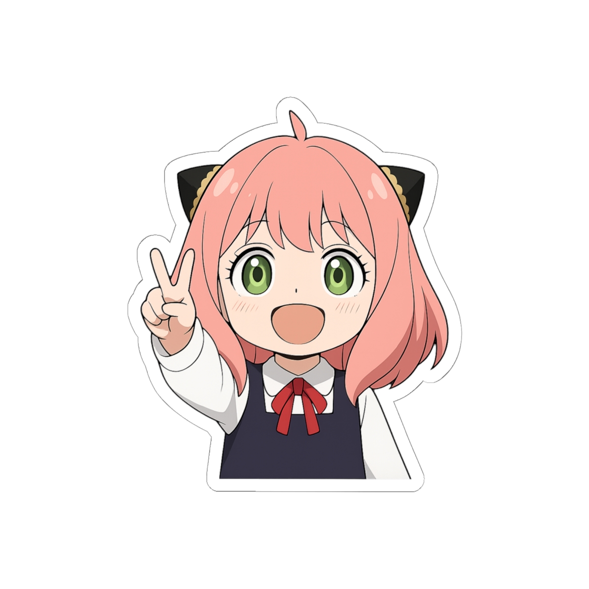 Cute Anime Girl Sticker | Kawaii Movie Fan Vinyl Decal - Official Stickers merchandise
