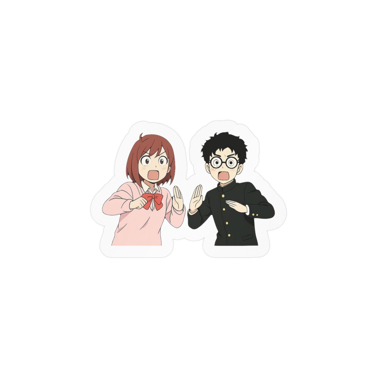 Dan Da Dan Anime Bold Vinyl Sticker Decal - alternate angle 1, merchandise