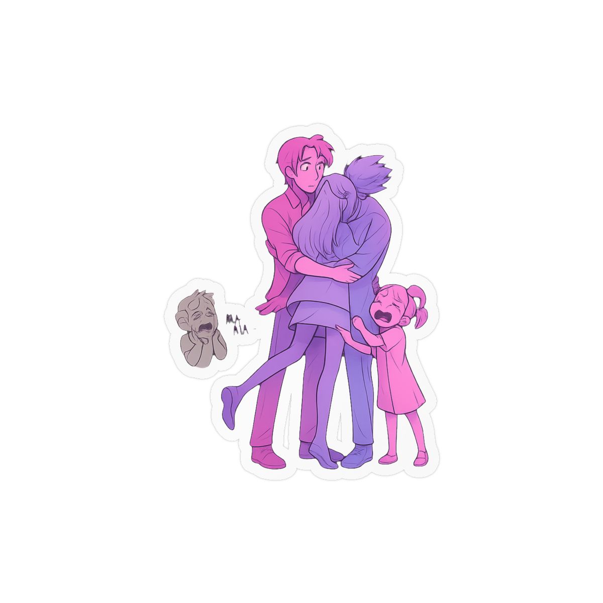 Family Reunion Sticker | Funny Vinyl Decal - alternate angle 3, merchandise