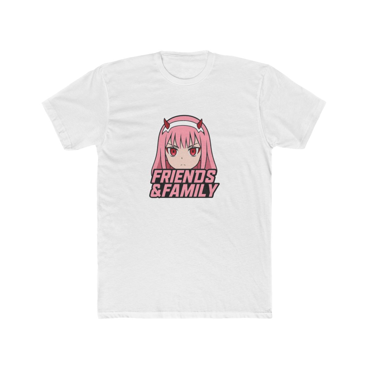 Zero Two Friends and Family Darling in the Franxx T Shirt - alternate angle 4, merchandise