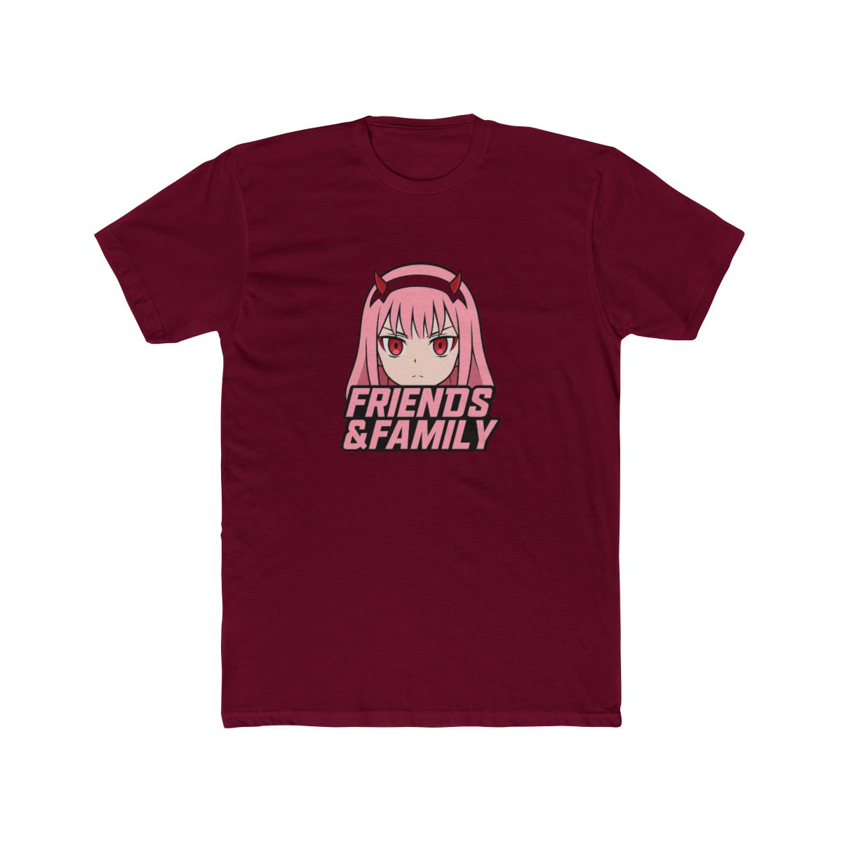 Zero Two Friends and Family Darling in the Franxx T Shirt - alternate angle 2, merchandise