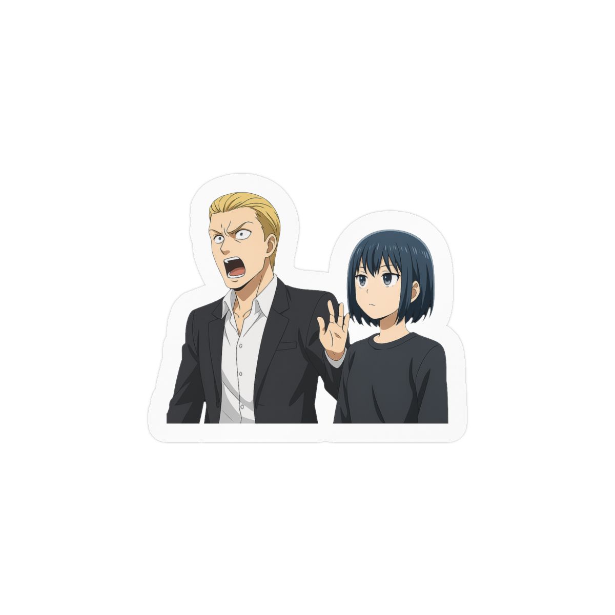 Hinamatsuri Festival Sticker | Kawaii Vinyl Decal - alternate angle 1, merchandise