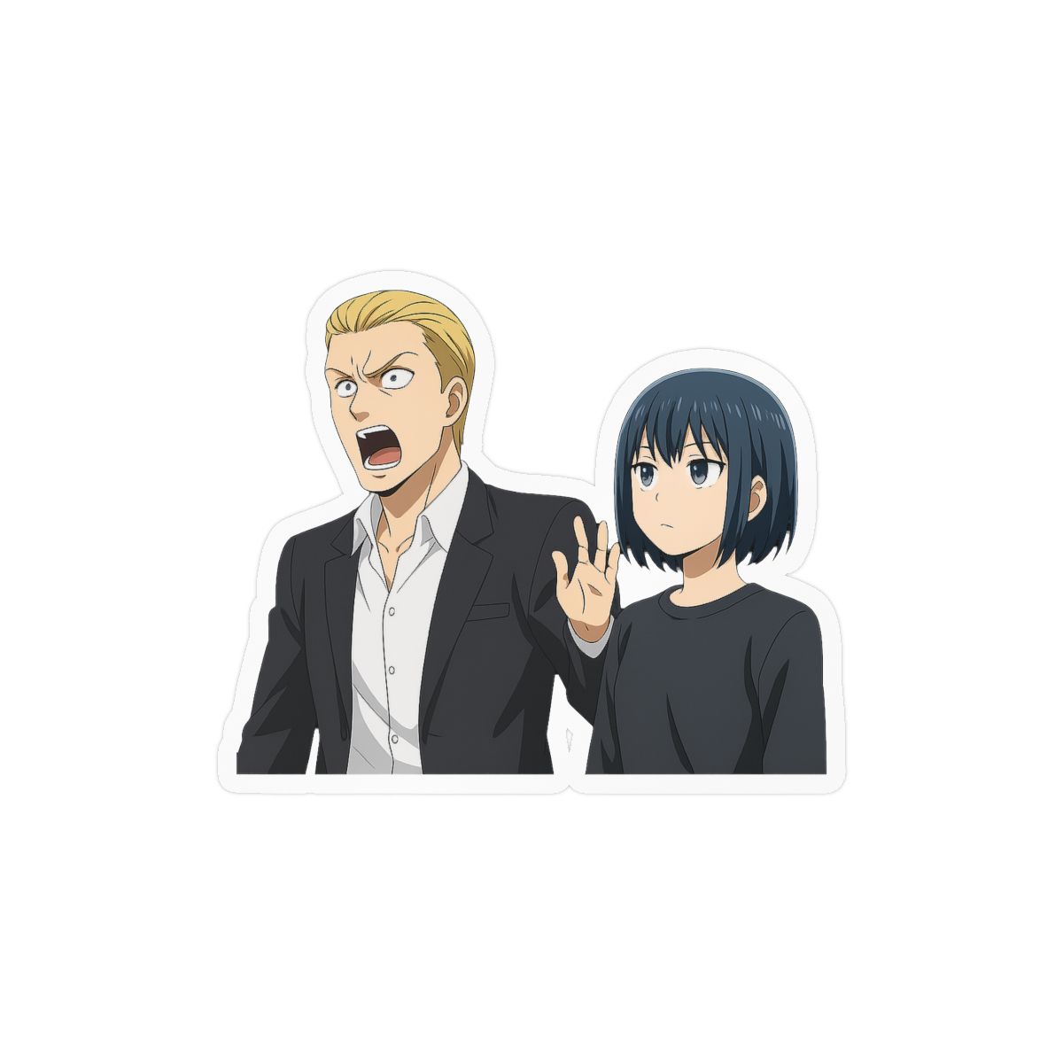 Hinamatsuri Festival Sticker | Kawaii Vinyl Decal - alternate angle 3, merchandise