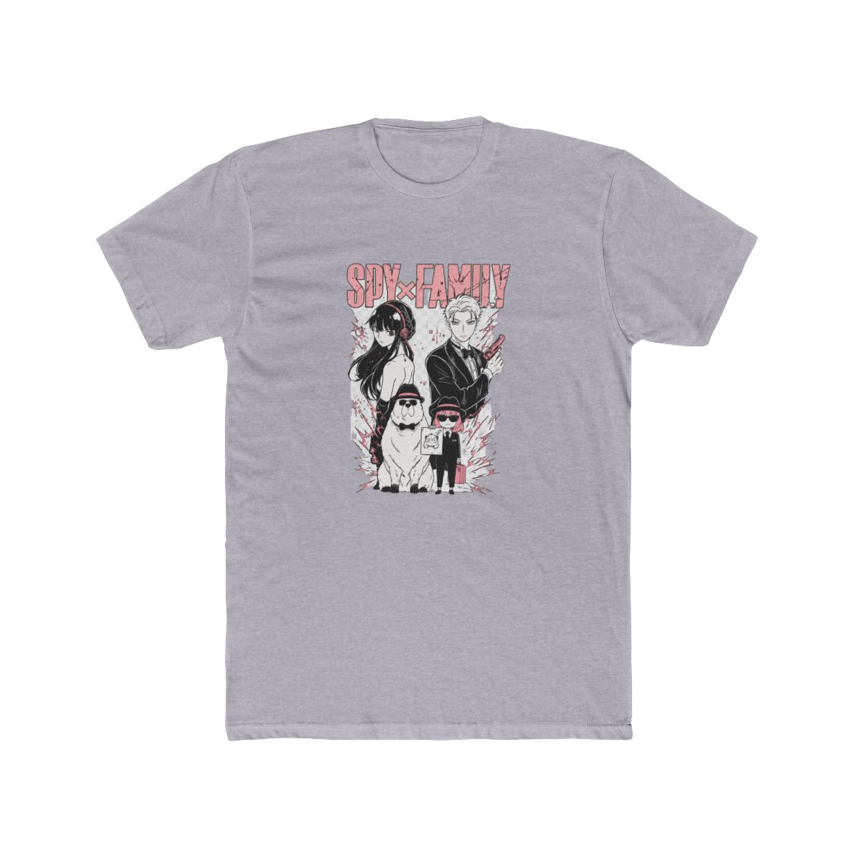 Anime Family Pride Graphic T Shirt - Epic Manga Squad Tee - alternate angle 2, merchandise