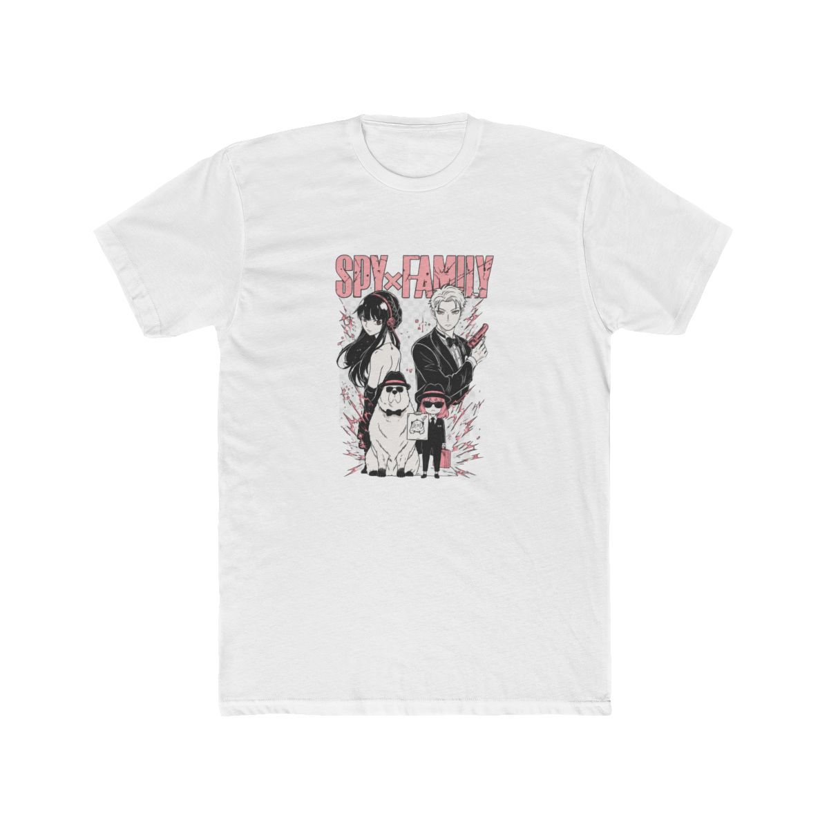 Anime Family Pride Graphic T Shirt - Epic Manga Squad Tee - alternate angle 3, merchandise