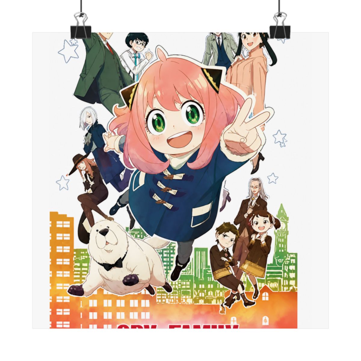 Spy x Family - Anya Key Art Wall Poster, 34L" x 22.4W", Unframed Version - alternate angle 1, merchandise