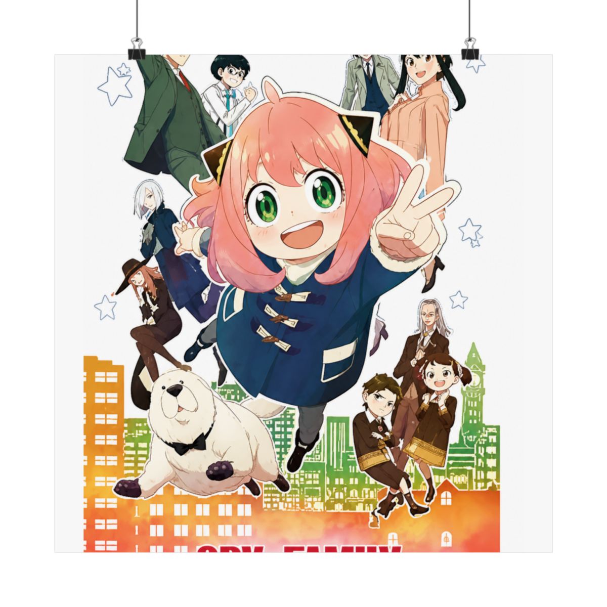 Spy x Family - Anya Key Art Wall Poster, 34L" x 22.4W", Unframed Version - alternate angle 5, merchandise