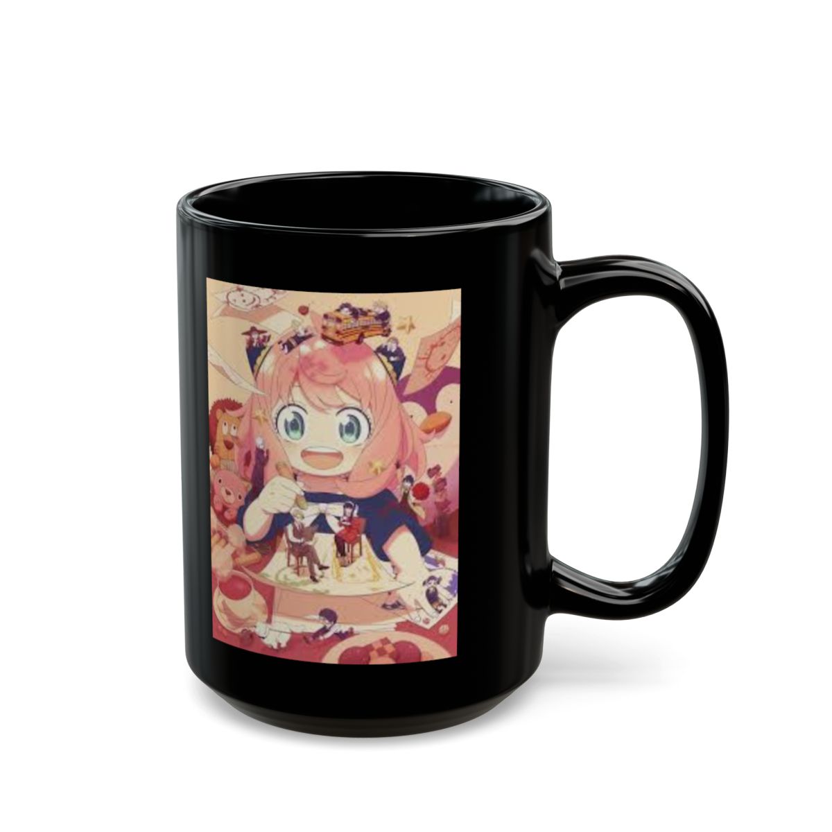 Spy x Family Black Mug - alternate angle 5, merchandise