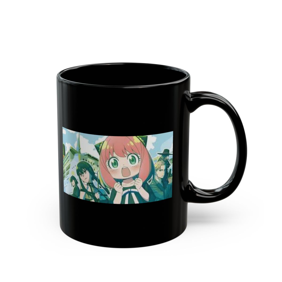 Spy x Family Black Mug #4 - Official mugs-drinkware merchandise