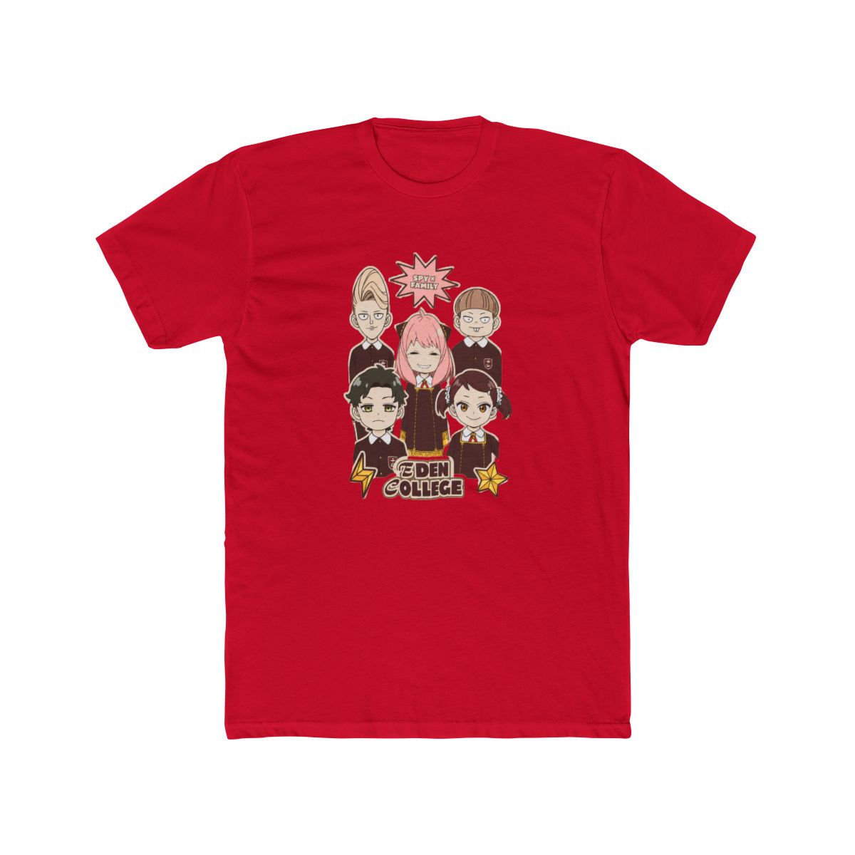 Spy X Family Anya Group Green Wash Girls T Shirt - alternate angle 2, merchandise